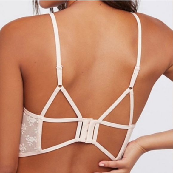 {Free People} These are popular. New. Comfy Stylish Mesh Underwire Bralettes - Picture 2 of 8